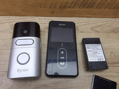 Byron DIC-24615 Kabellose Video Türgegensprechanlage mit Monitor, I23432