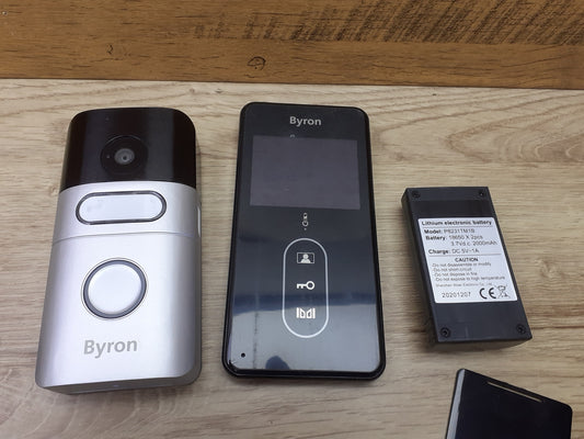 Byron DIC-24615 Kabellose Video Türgegensprechanlage mit Monitor, I23432