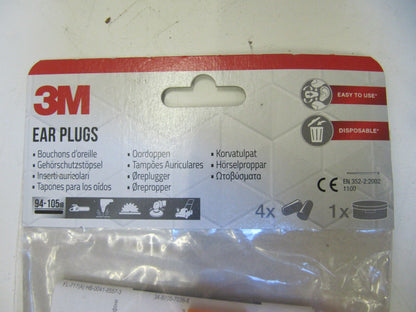 260 Paar 3M Gehörschutzstöpsel 1100C4 mit Aufbewahrungsbox set Y03317