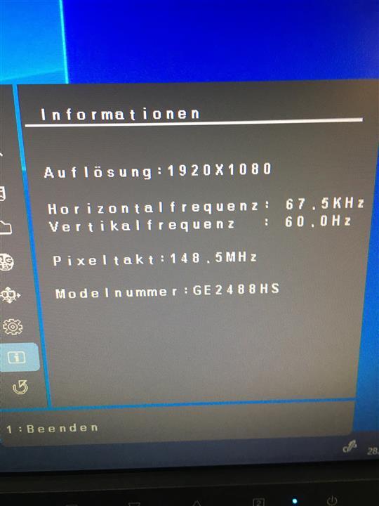 iiyama GE2488HS Monitor 24" FHD 1920x1080 VGA DVI HDMI 60Hz Speaker 