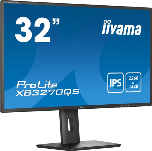 iiyama ProLite XB3270QS-B5 Monitor 31.5" WQHD 2560x1440 DVI HDMI DP Speaker 