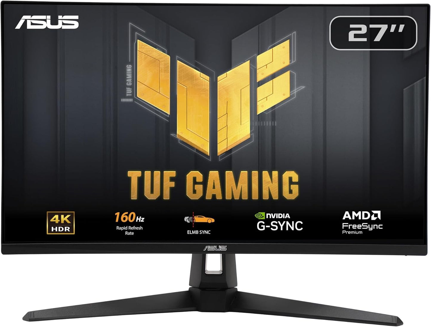 ASUS TUF Gaming VG27UQ1A 4K Monitor 27" UHD 3840x2160 HDR10 AMD FreeSync 160Hz
