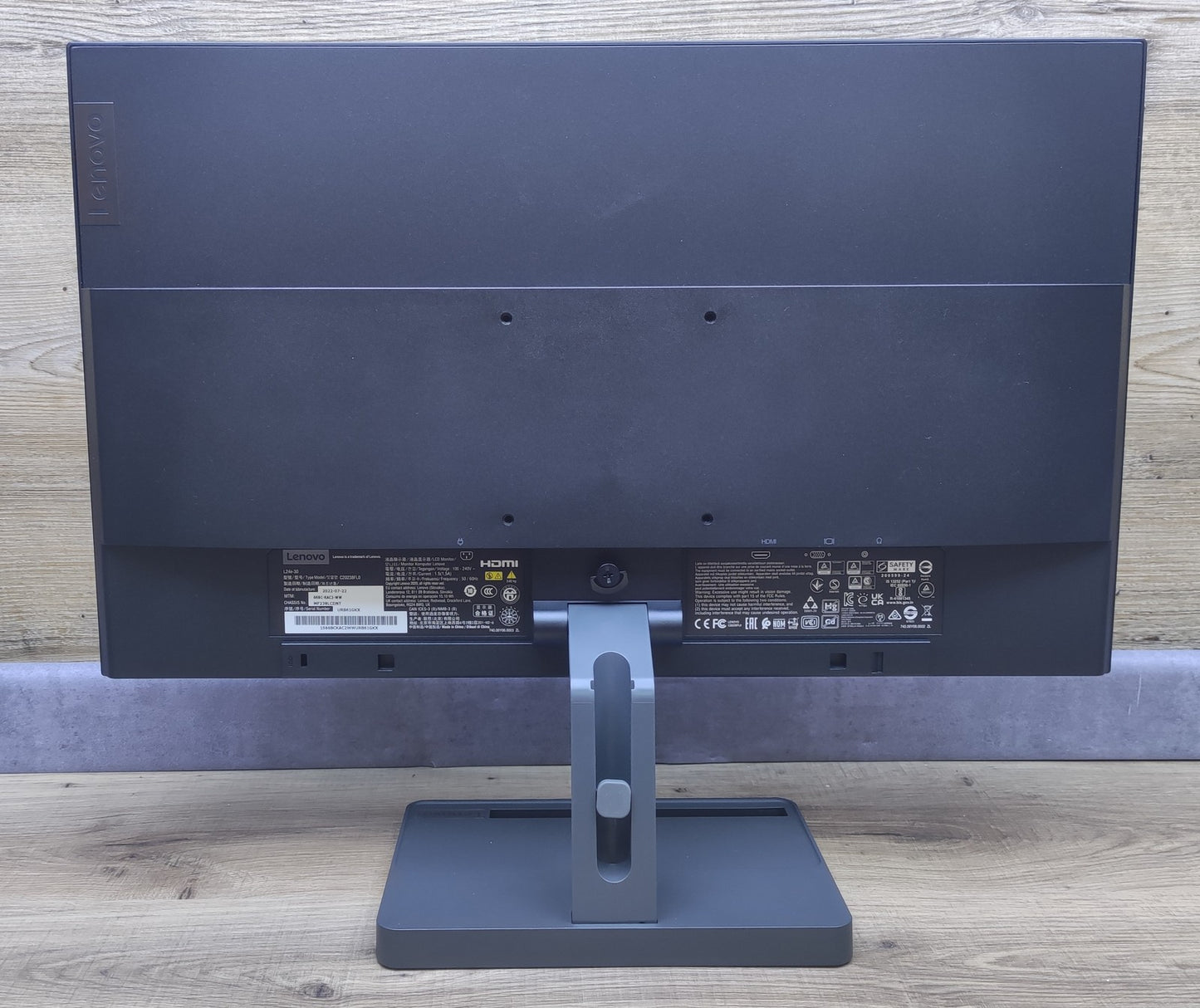 Lenovo L24e-30 Monitor 23.8" FHD 1920x1080 HDMI VGA AMD FreeSync 75Hz schwarz