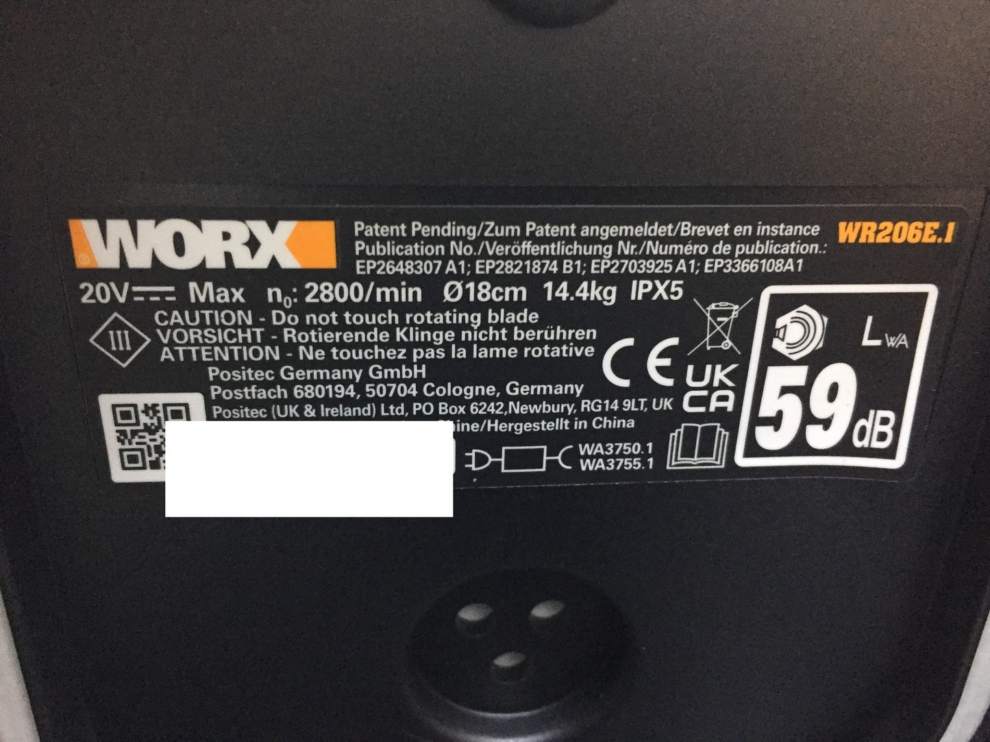 WORX Landroid Vision M600 Mähroboter WR206E.1 für Gärten bis 600m² I33585