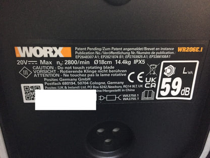 WORX Landroid Vision M600 Mähroboter WR206E.1 für Gärten bis 600m² I33585