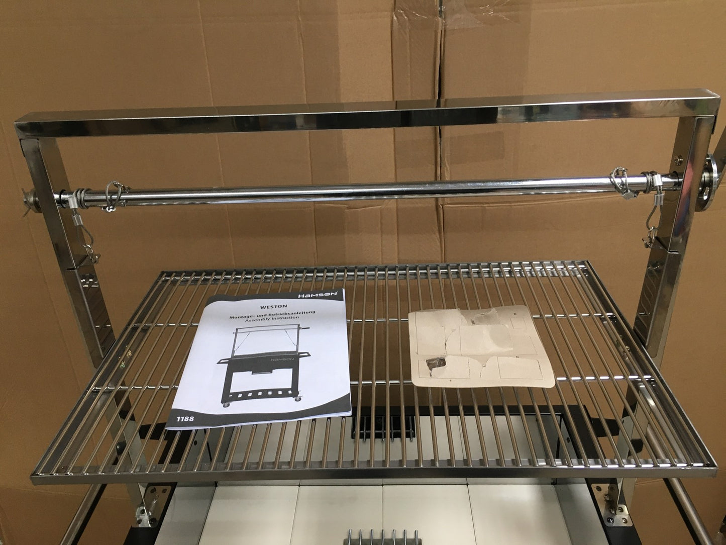 Hamson Weston (1188) Holzkohlegrill Grillwagen BBQ Standgrill Gartengrill I33702