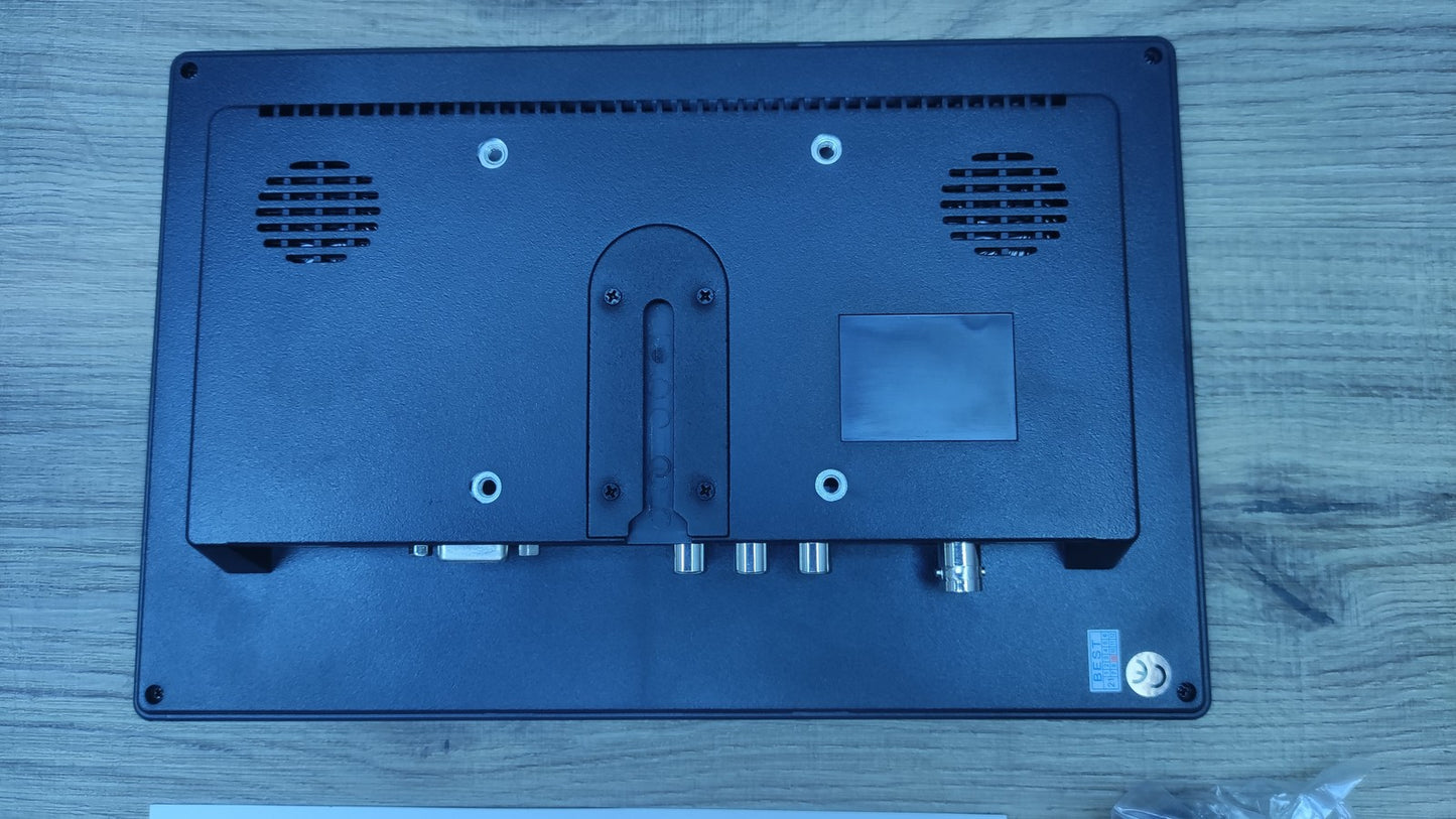 Camecho Monitor 10.1" TFT-LCD WSVGA 1024x600 HDMI VGA BNC AV-In USB Lautsprecher