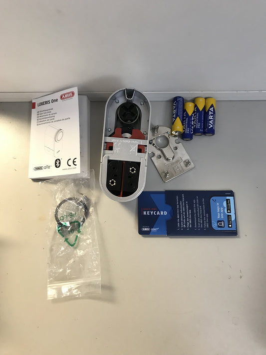 ABUS door lock drive LOXERIS One, smart opening and closing, silver, I32283