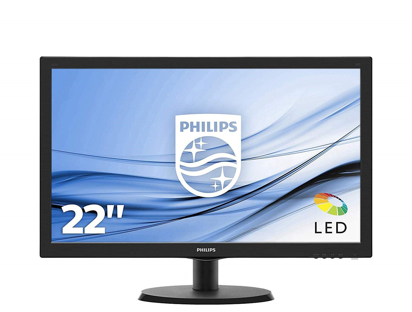 Philips 223V5LSB2/10 Monitor 21,5" FHD 1920x1080 VGA LCD LED TN Panel schwarz