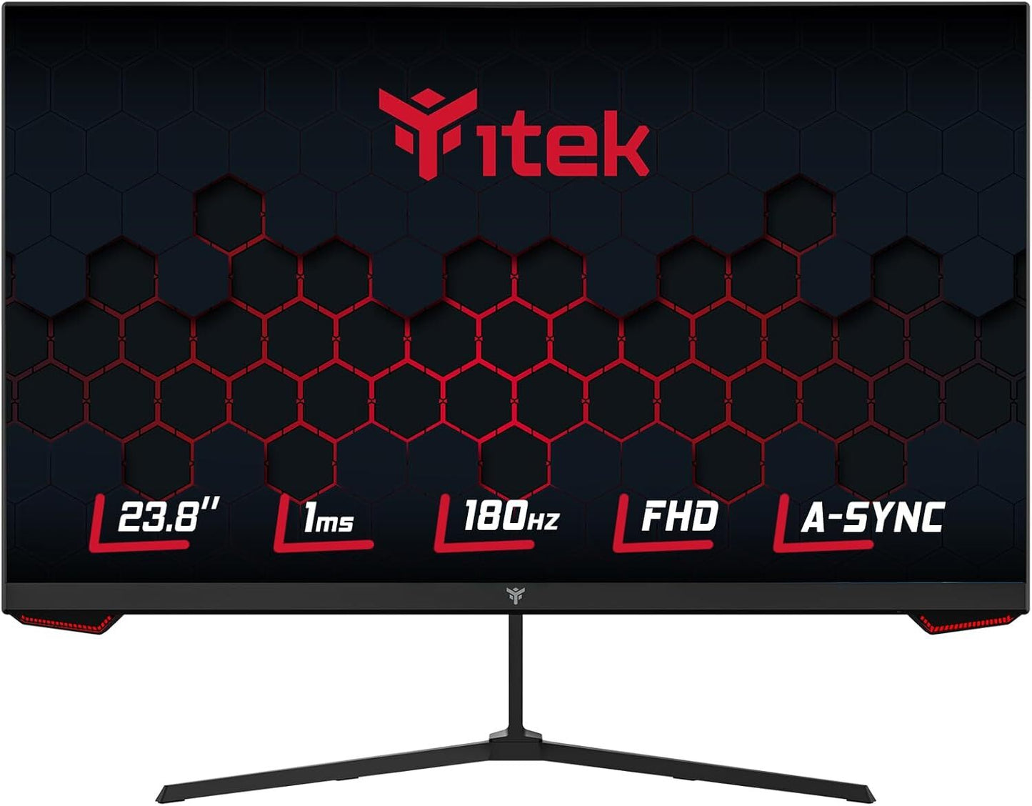 iTek GGF ITMF24I181FHD Gaming Monitor 23.8" FHD 1920x1080 Adaptive Sync 180Hz
