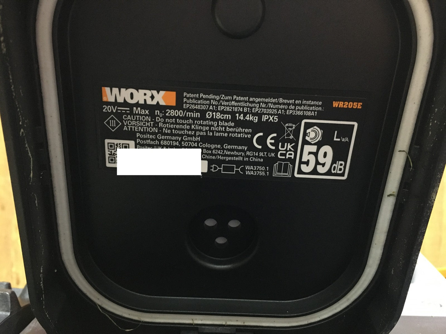 WORX Landroid Vision M550 Mähroboter ohne Begrenzungskabel WR205E, I34385