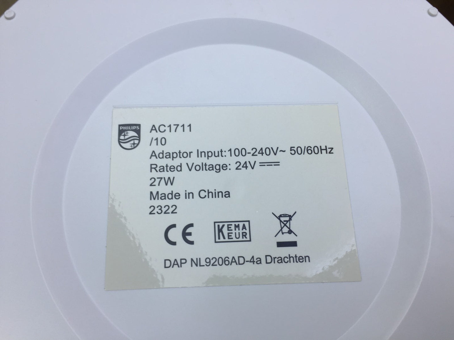 Philips AC1711/10 Luftreiniger Smart 1000 Serie, Räume bis zu 78 m², I33861