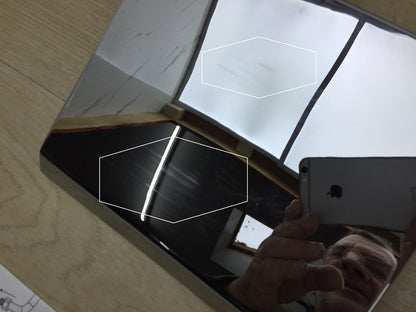 PHASAT BC02E Armatur Wand für Badezimmer Wasserhahn Wasserfall 2 Loch, I14865