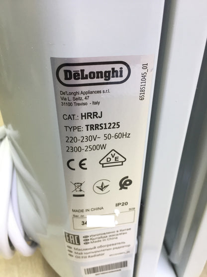 DeLonghi TRRS 1225 oil radiator, I31780 