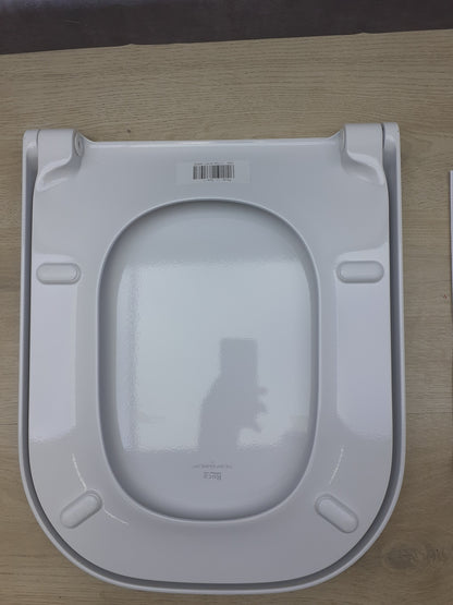 Roca A80173000B WC-Sitz, The Gap Square kompakt, Weiß, I17144