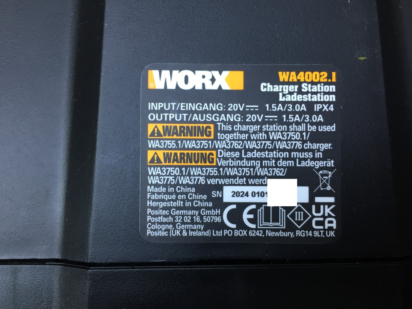 WORX Landroid M500 PLUS WR165E Mähroboter bis 500 qm, I34180