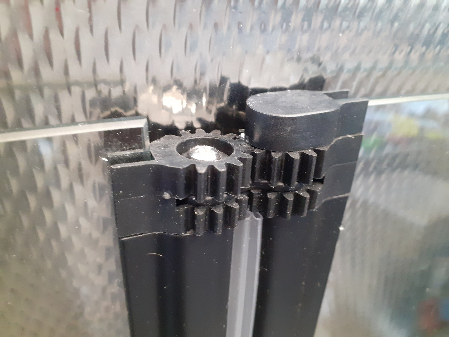 MARWELL BLACK LINES Badewannenaufsatz 125 x 140 cm 3-teilig faltbar I02972