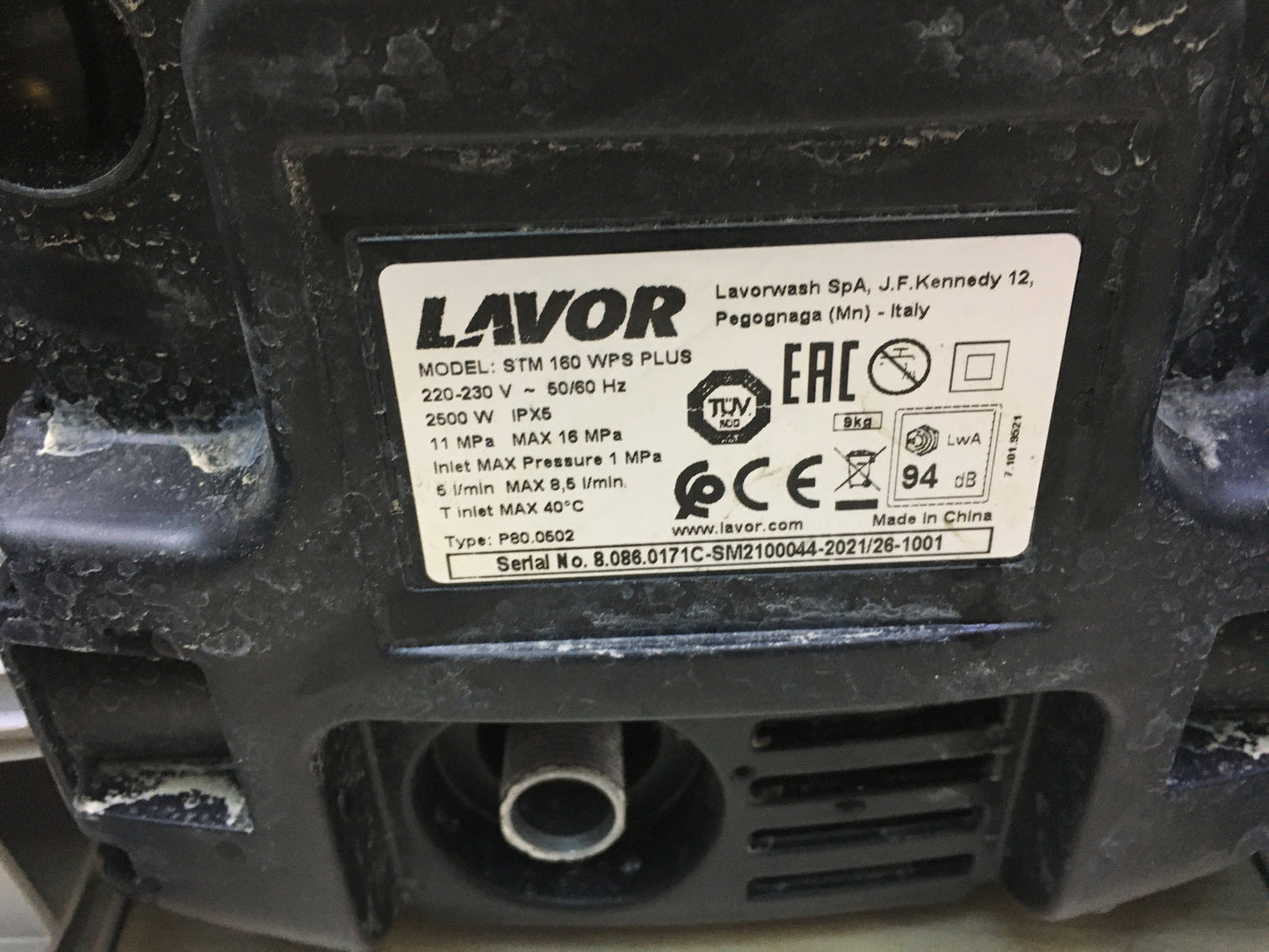 Lavor Hochdruckreiniger STM 160 WPS PLUS, I30766