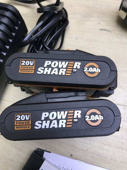Worx WX178.1 Akku-Bohrschrauber 20V, inkl. 2x Akku 2,0Ah 20V, I32988