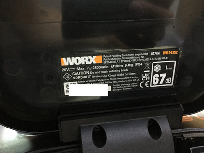 WORX Landroid M700 WR142E robotic lawnmower for gardens up to 700 sqm, I33263 