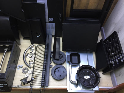 Amig Fireplus 4F Gasgrill 4+1 mit 9,3 kW, Schwarz, Edelstahl, I33104