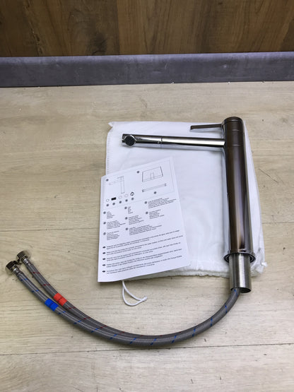 IBERGRIF W11299 Wasserhahn Bad Hoch-Waschtischarmatur chrom, I31829