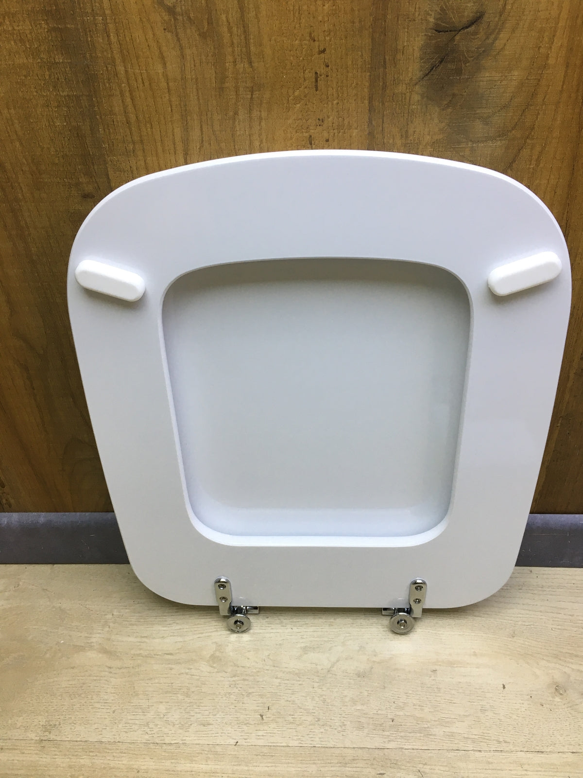 king seat  EM804 WC-Sitz, MDF, Hochglanzweiß, 44 x 36 x 4 cm, I31059