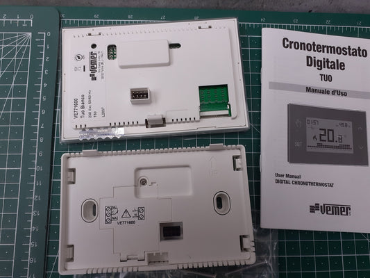 VEMER TUO Wandthermostat VE771600, weiß, wöchentliche Programmierung, I17101