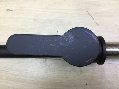 Schütte 79769 Niederdruck Küchenarmatur ausziehbar, Wasserhahn, schwarz, I33364