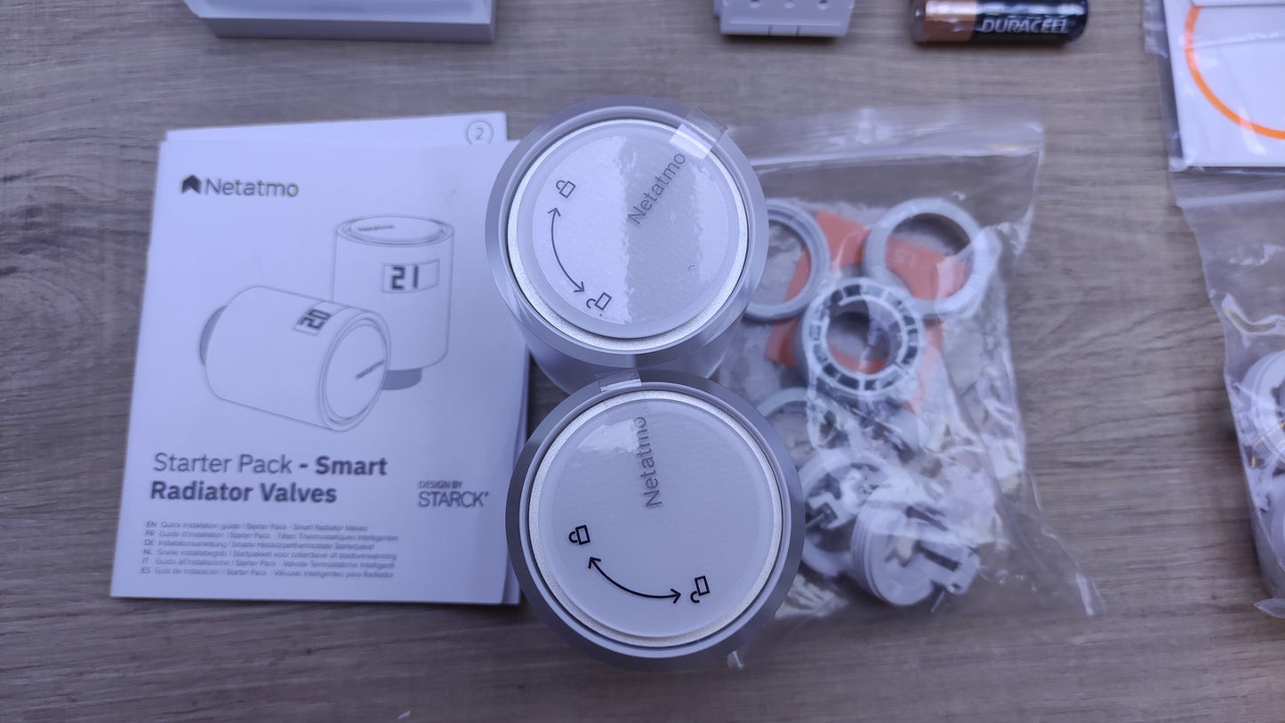 Netatmo Smart Wi-Fi Starter Kit with 2 Radiators, I32418 