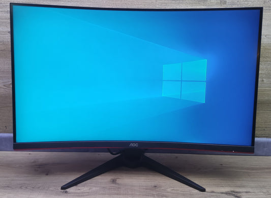 AOC C32G2ZE/BK Gaming Monitor 31.5" Curved FHD 1920x1080 AMD FreeSync 240Hz 1ms