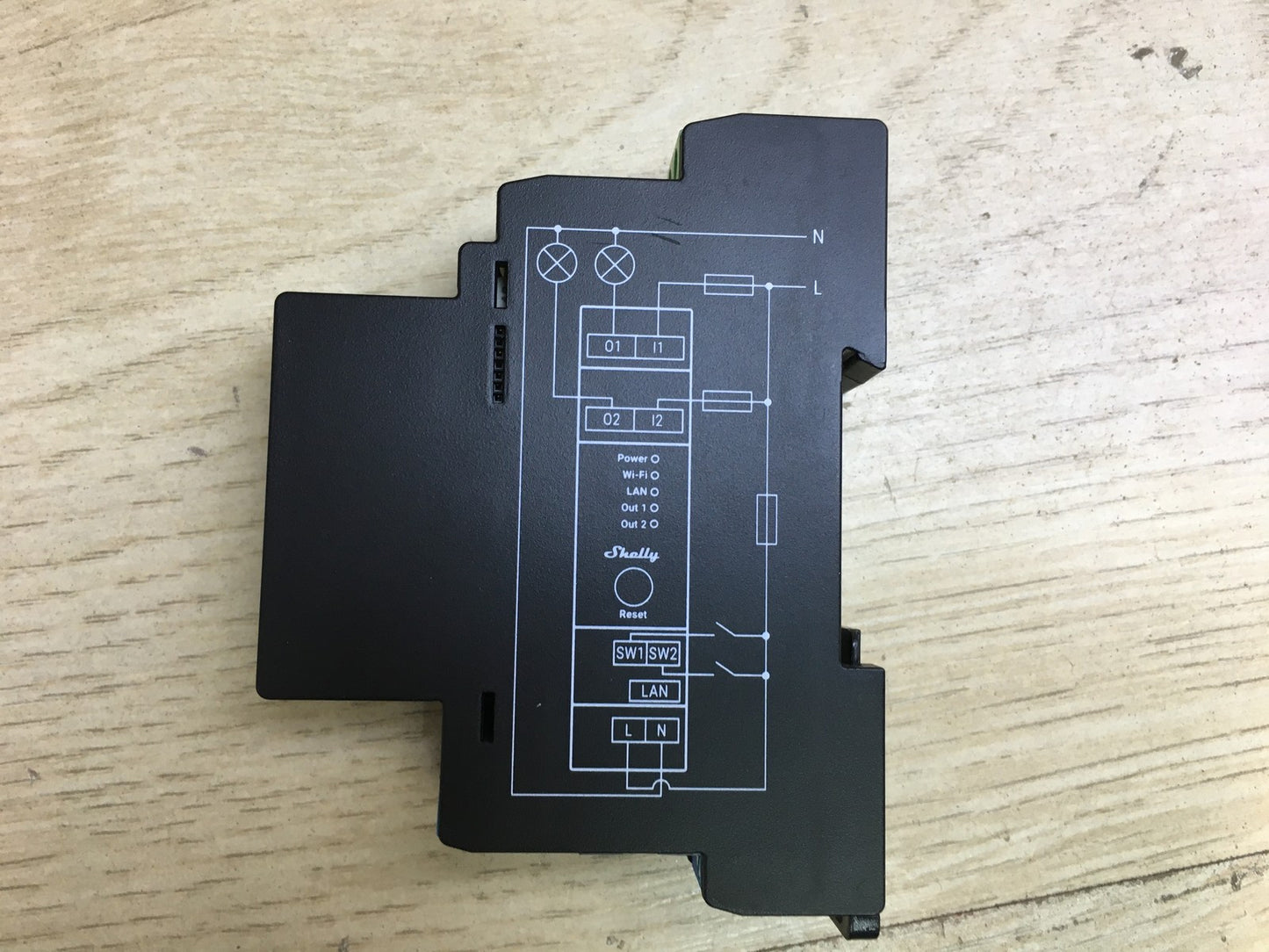 Shelly Pro 2PM WiFi, LAN &amp; Bluetooth 2 Channel Smart Relay Switch, I33372 