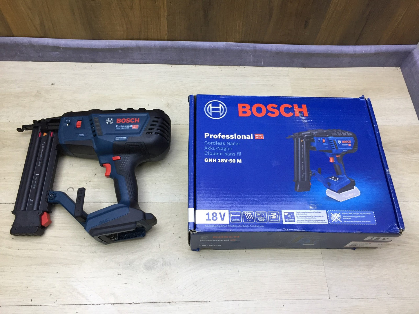 Bosch Professional 18V System Akku-Holznagler GNH 18V-50 M SOLO, I33721