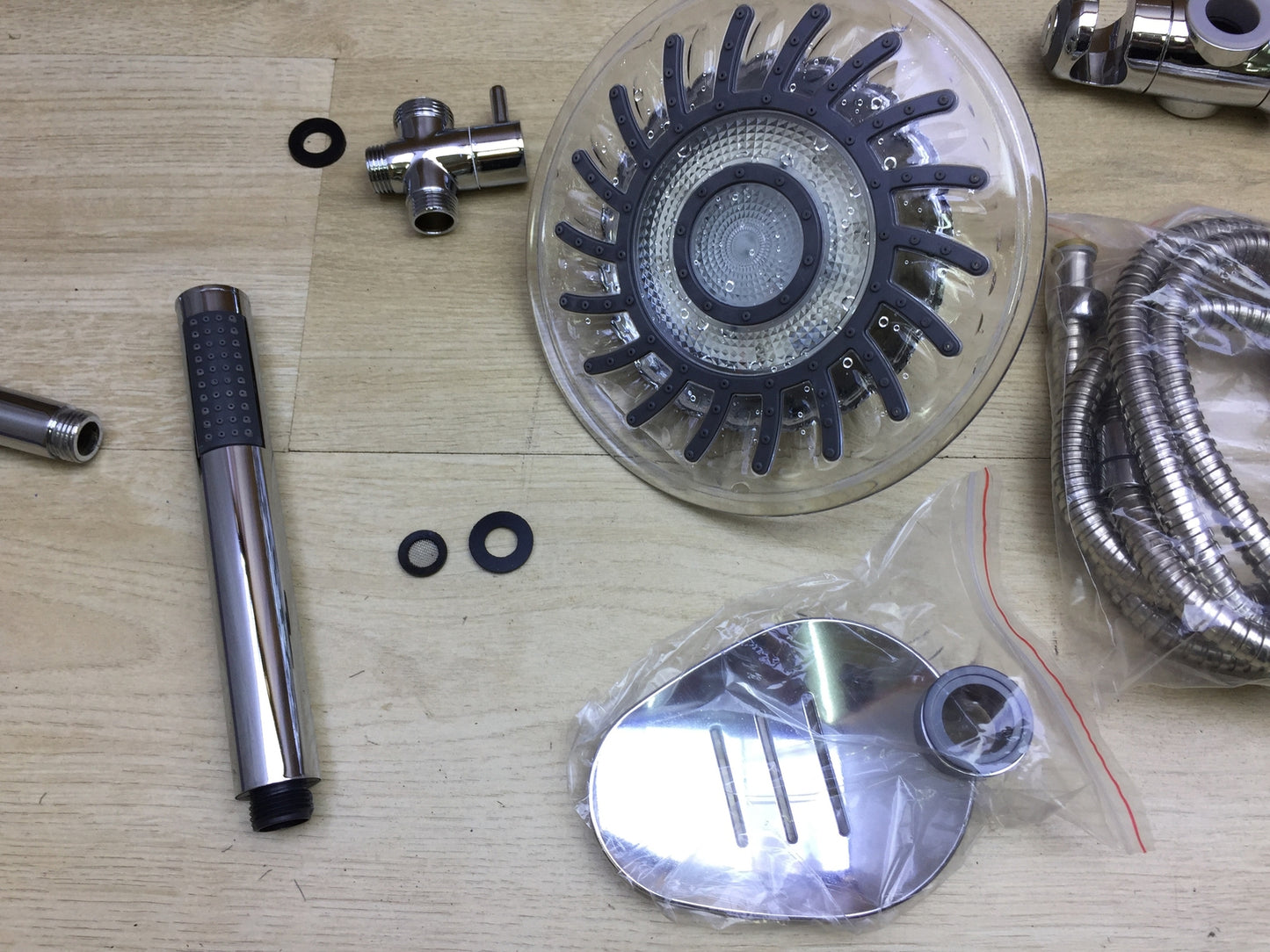 DP bath Duschsystem mit Umschalter DP-S002 LED, Silber, I27759