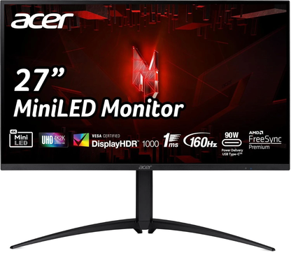 Acer Nitro XV275KP3biipruzx 4K Monitor 27" UHD 3840x2160 HDR AMD FreeSync 160Hz