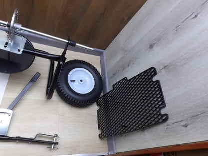 125LB TOW-BEHIND Streuwagen, drehbar Maximale Kapazität 56kg, I21673