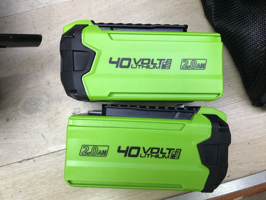 Greenworks G40LM41 Cordless Lawn Mower 2504707, 2x Batteries, 40V, up to 500m², I32933 