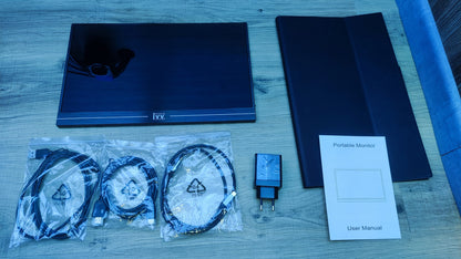 IVV Portable USB-C Monitor 15.6" IPS FHD 1920x1080 HDMI 60Hz Speaker 
