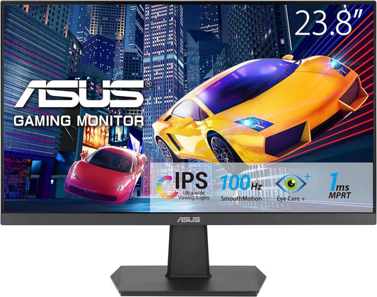 Asus VA24EHF Monitor 23.8" FHD 1920x1080 IPS HDMI Adaptive Sync 100Hz 1ms 