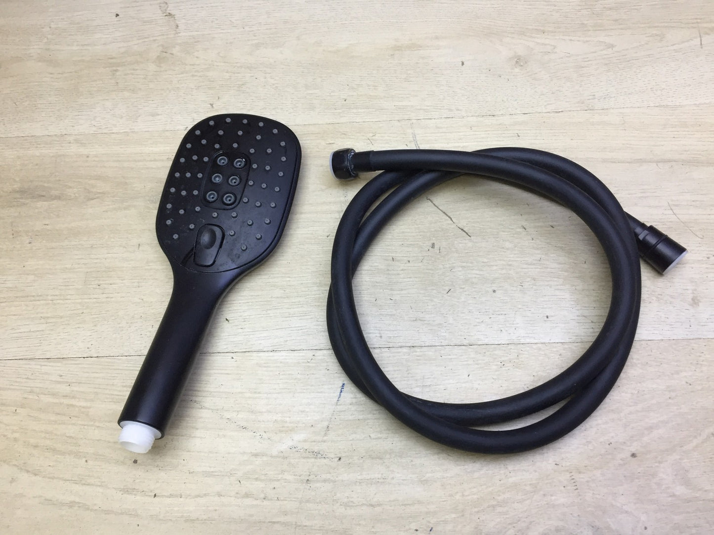 JOHO Duschsystem mit Thermostat matt schwarz, I32327