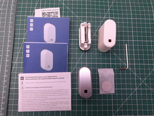 Homematic IP Smart Home Türschlosssensor, 3V, weiß oder Silber, 155475A0, I13383