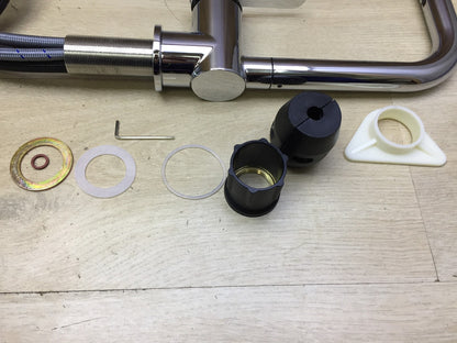 SCHÜTTE 79700 London Küchenarmatur mit ausziehbarer Brause, Wasserhahn, I34005