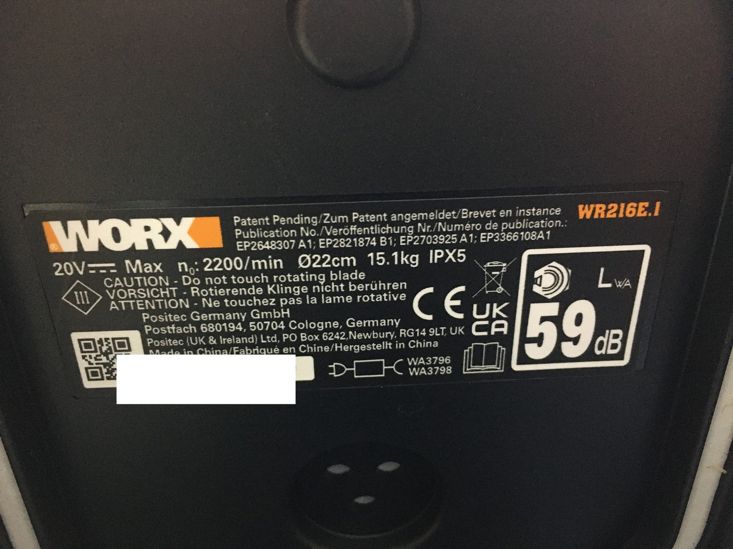 WORX Landroid Vision L1600 Mähroboter WR216E.1, für Gärten bis 1600m², I34347