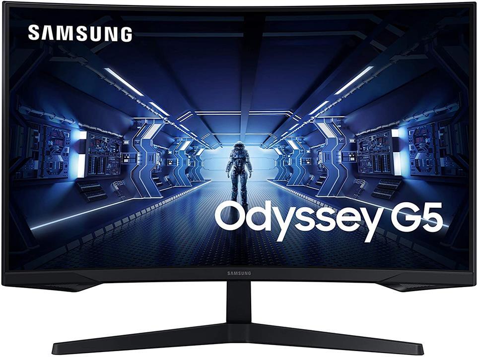 Samsung Odyssey G55T C27G55TQWR Gaming Monitor 27" WQHD 2560x1440 HDMI VGA 144Hz