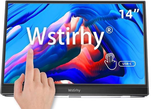 Wstirhy Portable Touch Monitor 14" (HD140) FHD 1920x1080 IPS HDMI USB-C 60Hz 5ms