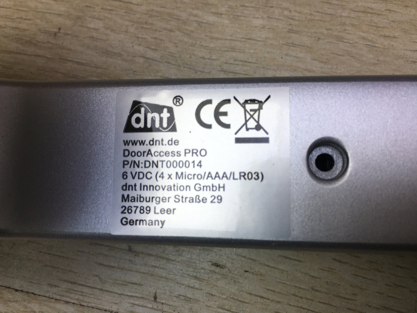 dnt  DNT000014 Fingerprint-Türgriff DoorAccess PRO, I31417