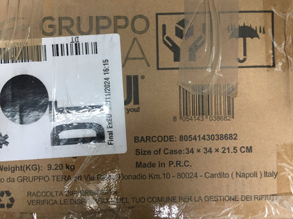 BAKAJI WPC-Fliesenset schwarz, 11 Stück, für Garten und Außenbereich, I30987