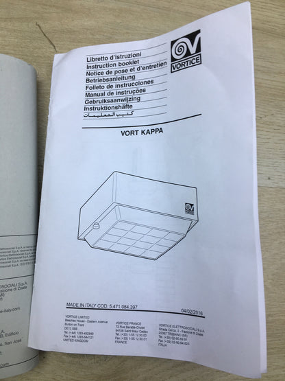 Vortice Kleinraum- /Abzugshaubenventilator Vort Kappa 90W 10950, I31229