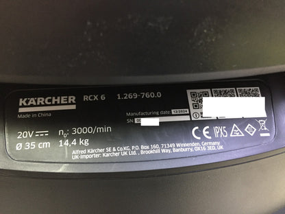 Kärcher RCX 6 robotic lawnmower, performance up to 3,000 m², all-wheel drive, GPS RTK I33391 