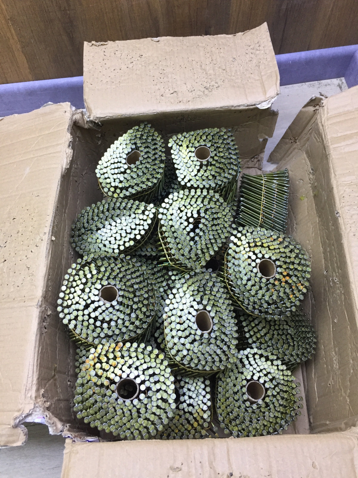 TACWISE 1762 verzinkte Flachkopfspulen-Nägel, 2,8 x 75 mm, 5.000 Stück, I30251